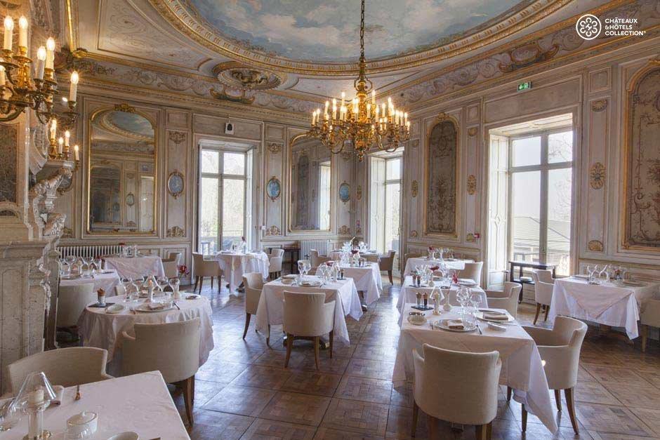 Chateau & Spa De La Cueillette مورسول المطعم الصورة